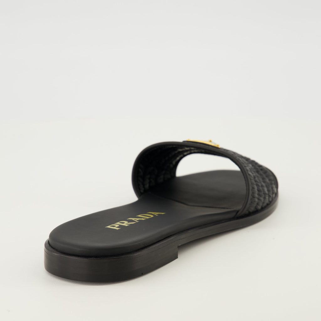 プラダの女性用かぎ針編みミュールの画像 - シーズン春夏2026 - 後ろビュー