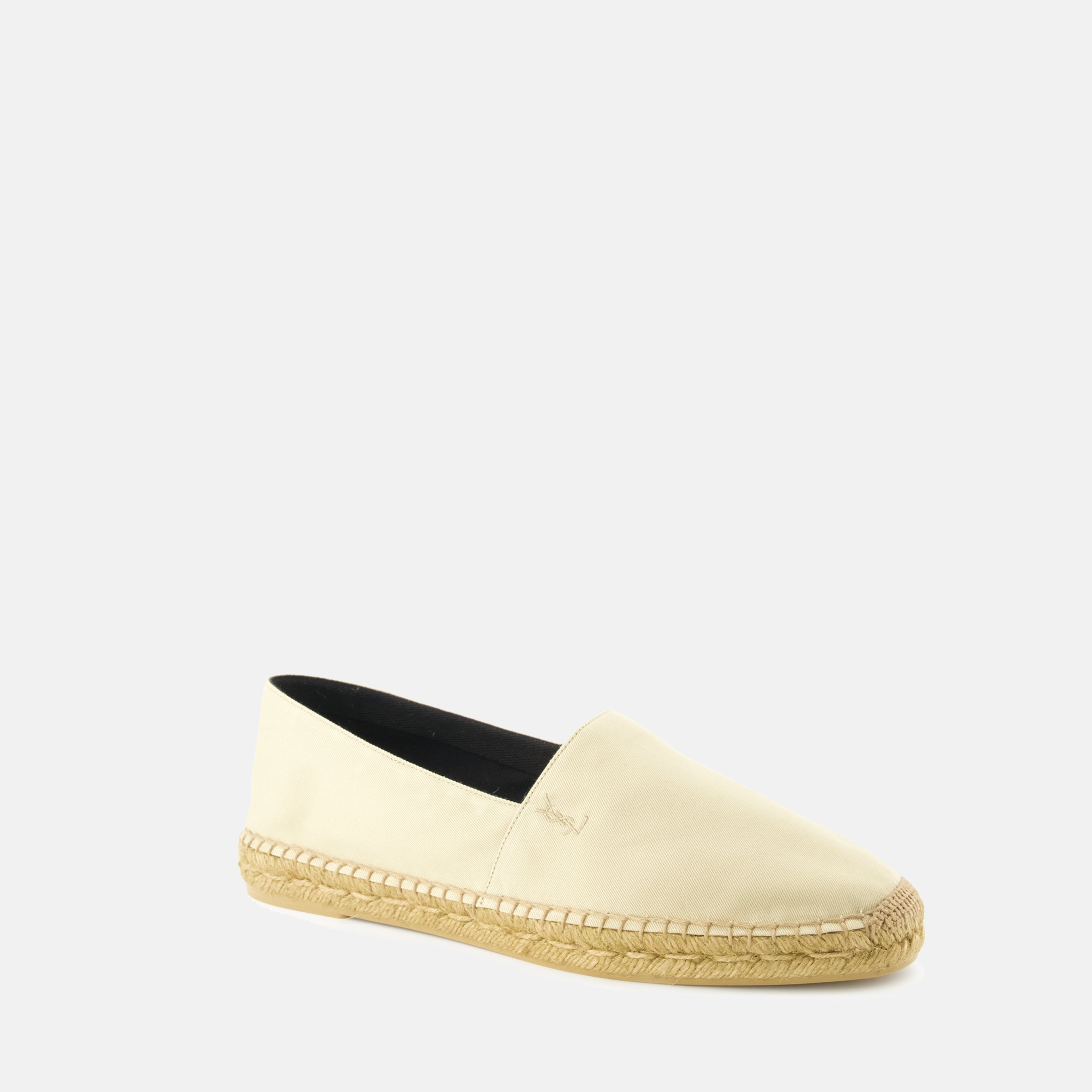 Saint Laurent espadrilles, beige espadrilles, men's summer footwear, non-slip espadrilles, gabardine shoes