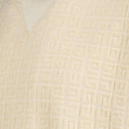 Givenchy t-shirt, luxury cotton t-shirt, beige t-shirt, 4G motif, Autumn-Winter 2024