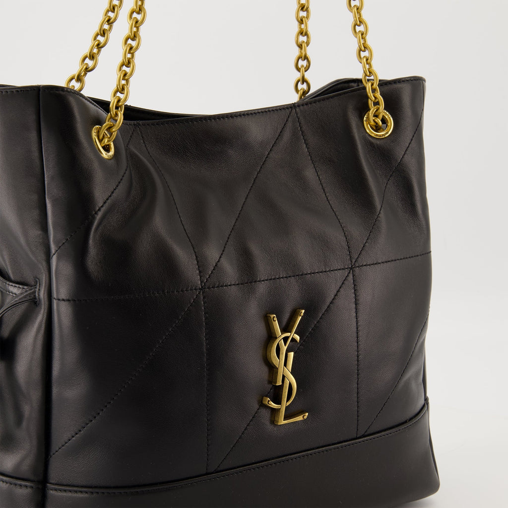 Saint Laurent bag, Jamie Shopping Bag, black lambskin bag, designer accessories, luxury handbags