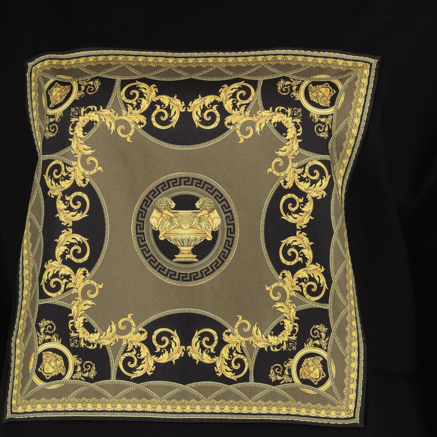 Versace, Oversized T-shirt, Mythical Print, Luxury Fashion, Premium Cotton