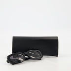 SL M130 sunglasses, black sunglasses, acetate frame eyewear, unisex sunglasses, Saint Laurent accessories