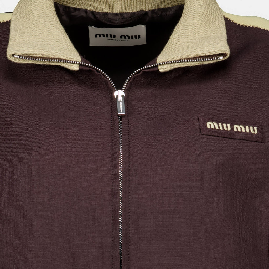 Mohair Blouson de Chevreau Brown
