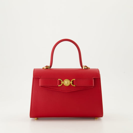 Versace bag, Medusa '95, red leather bag, small designer bag, luxury fashion accessories