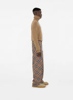 Image of Plaid Wool Trousers by Burberry for Men - Season Autumn-Winter 2024 - Detail View 10