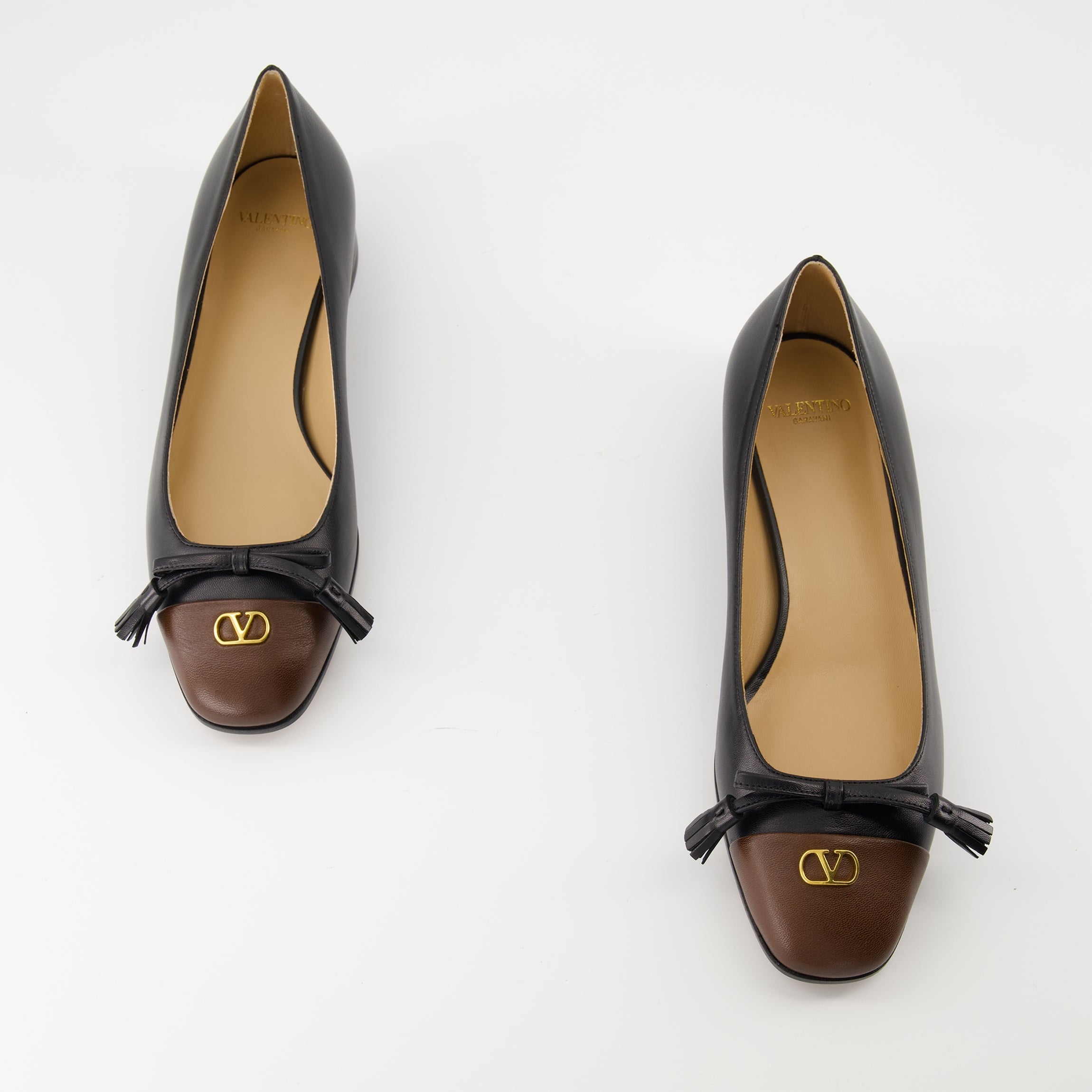 Ballerines, Valentino Garavani, goat leather, designer flats, luxury footwear