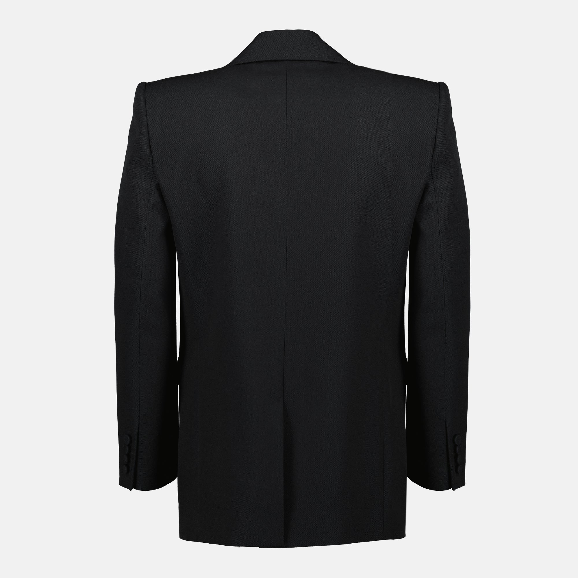 black blazer, wool jacket, Saint Laurent, Autumn-Winter collection, men's fashion