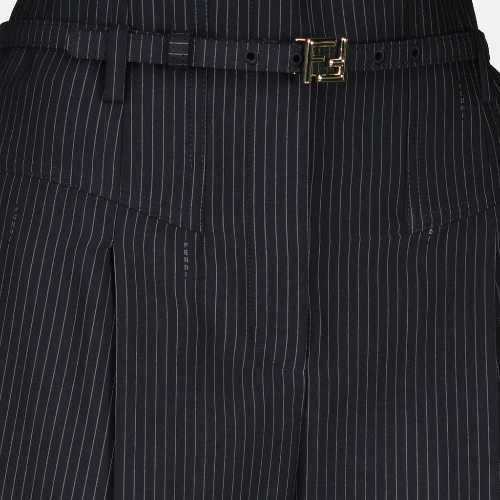 Striped Wool Pants