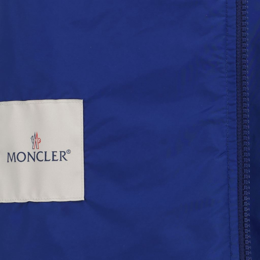 Bilde av marineblå hettejakke fra Moncler for menn - Sesong Vår-Sommer 2025 - Detaljvisning 10
