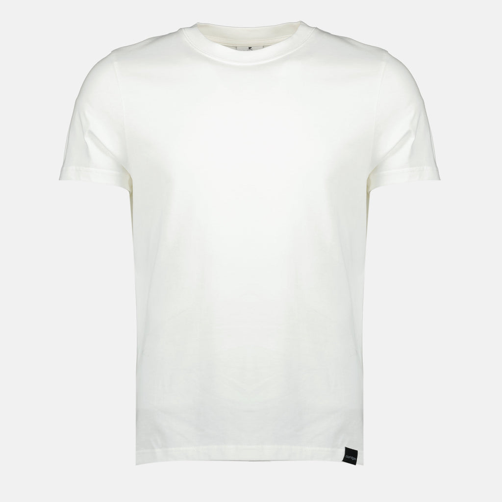cotton t-shirt, embroidered logo, spring-summer collection, comfortable wear, chic casual style