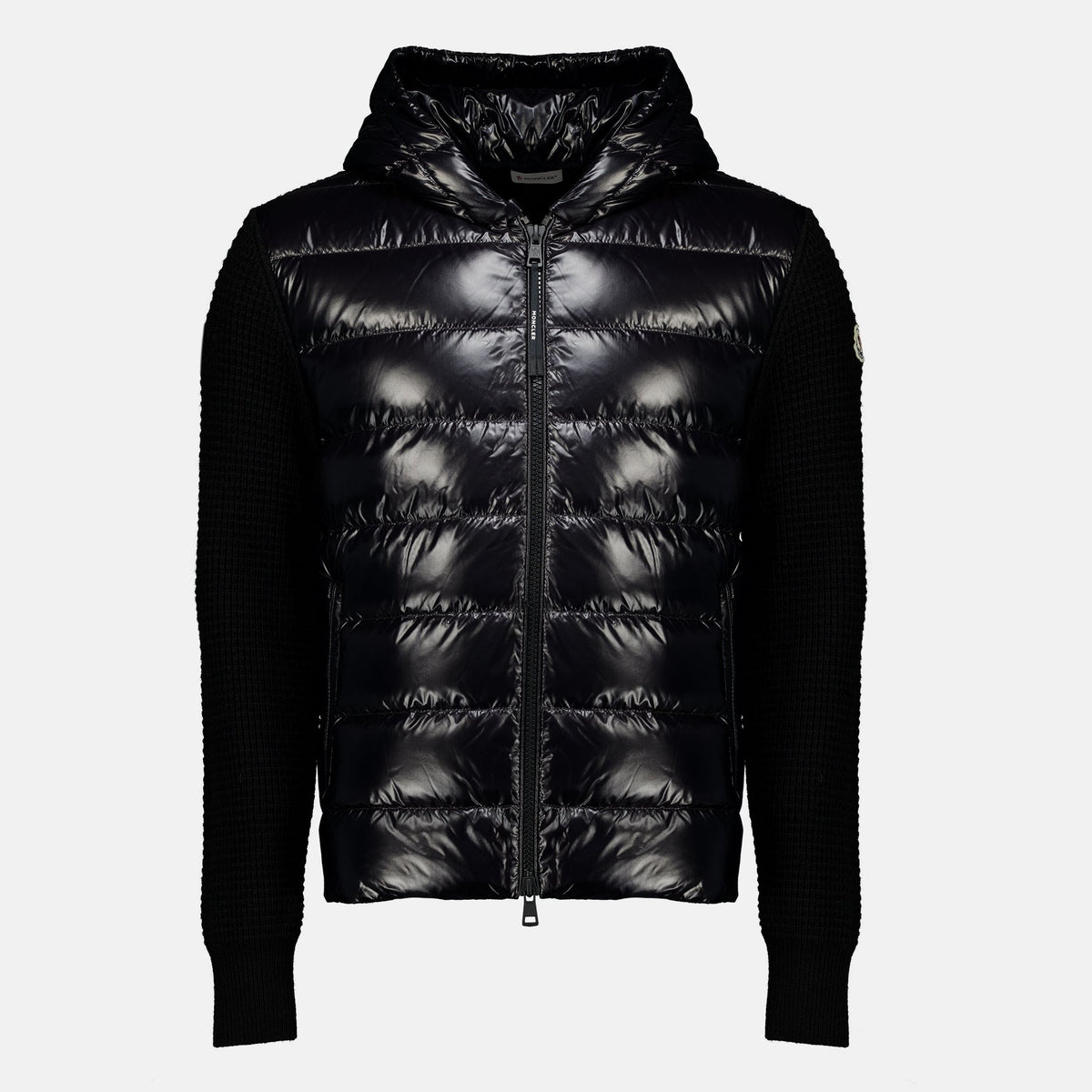 Schwarze Jacke aus Wolle und Kaschmir