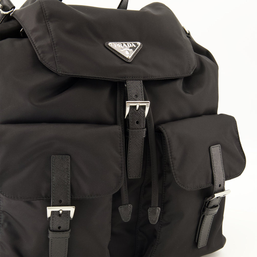 Mochila de Re-Nylon negra