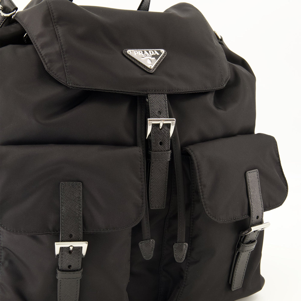 Mochila de Re-Nylon negra