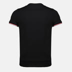 Image du T-shirt à bord noir de Moncler pour hommes - Saison Printemps-Été 2026 - Vue arrière