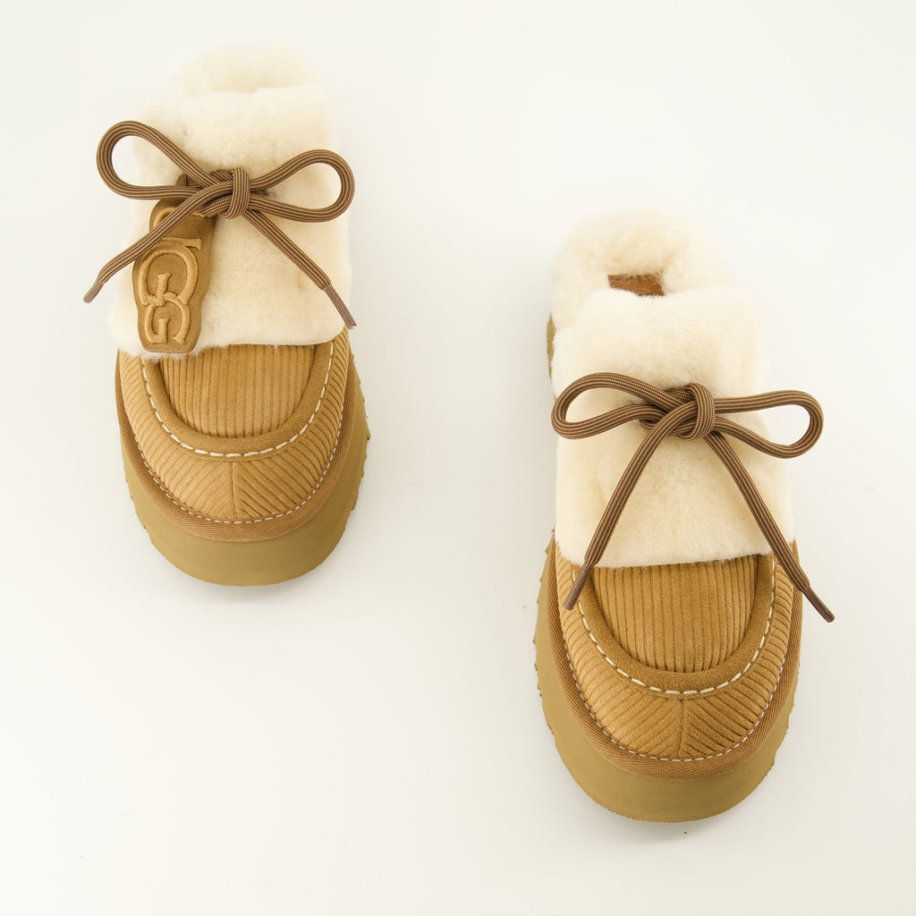Mules Disquette Heritage Beige