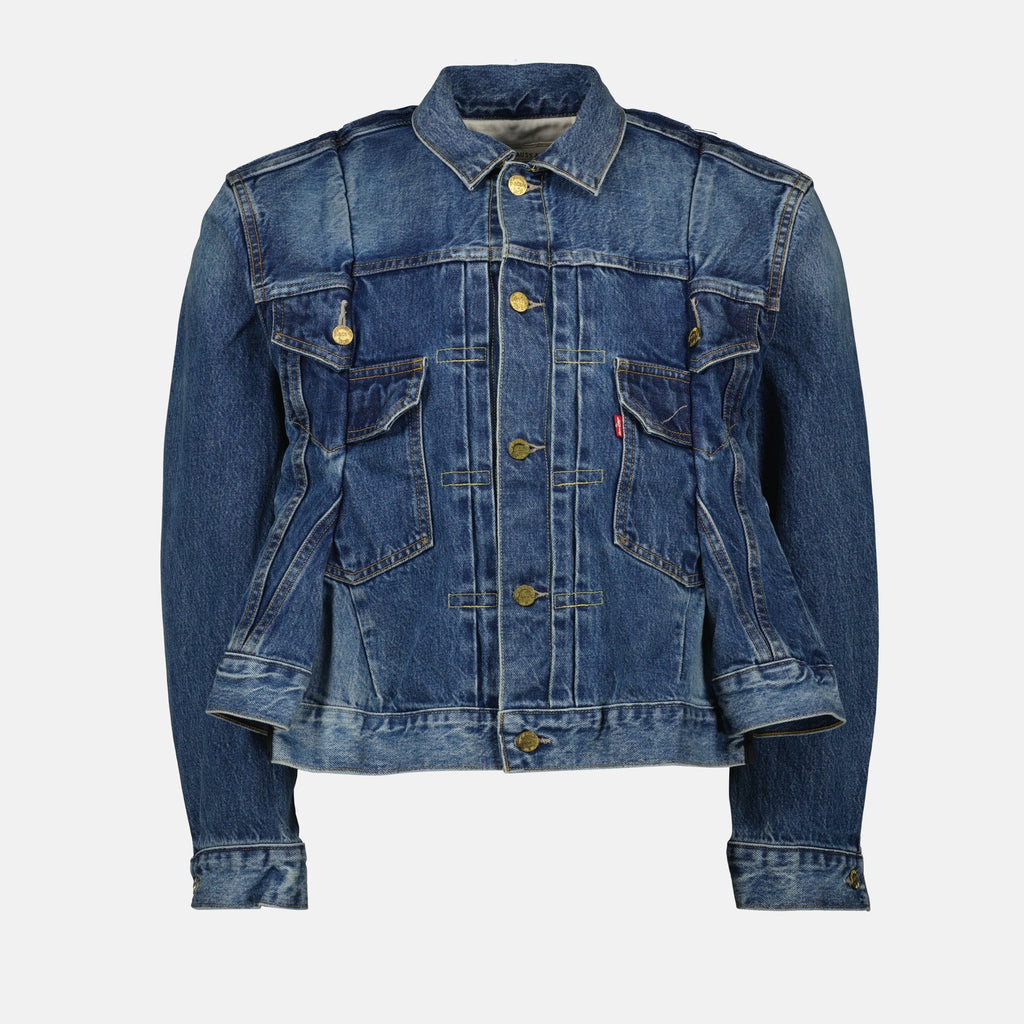 denim jacket sacai x levis sacai men 15434474946940