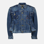 denim jacket sacai x levis sacai men 15434474946940