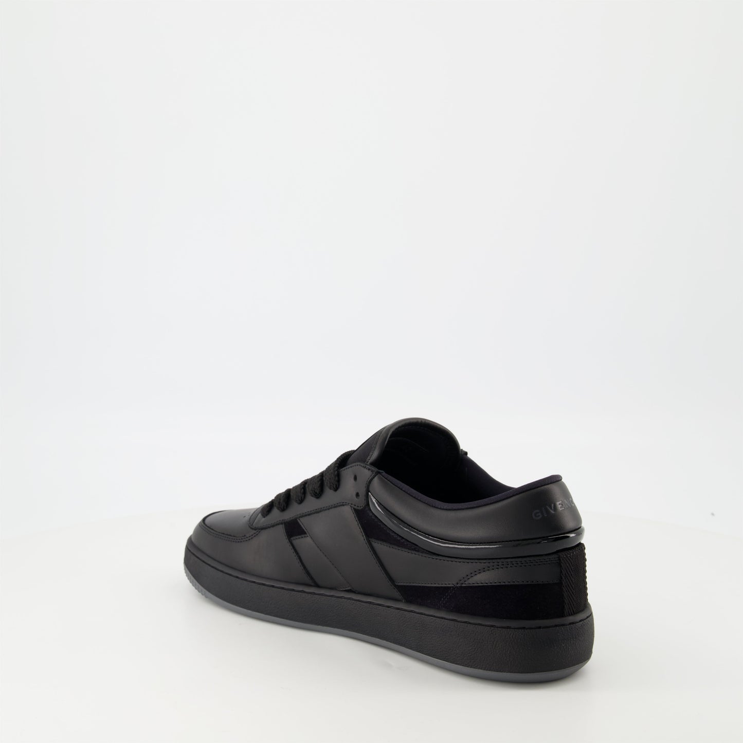 G Move sneakers, Givenchy shoes, black leather sneakers, luxury footwear, suede sneakers