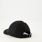 Dior cap, black cotton cap, adjustable strap cap, Dior Oblique cap, elegant baseball cap