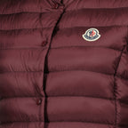 Image of Bordeaux Sleeveless Puffer Jacket by Moncler for Unisex - Season Autumn-Winter 2024 - Detail View 5