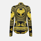 Versace Body Barocco, designer long sleeve bodysuit, luxury bodywear, autumn-winter fashion, premium viscose body