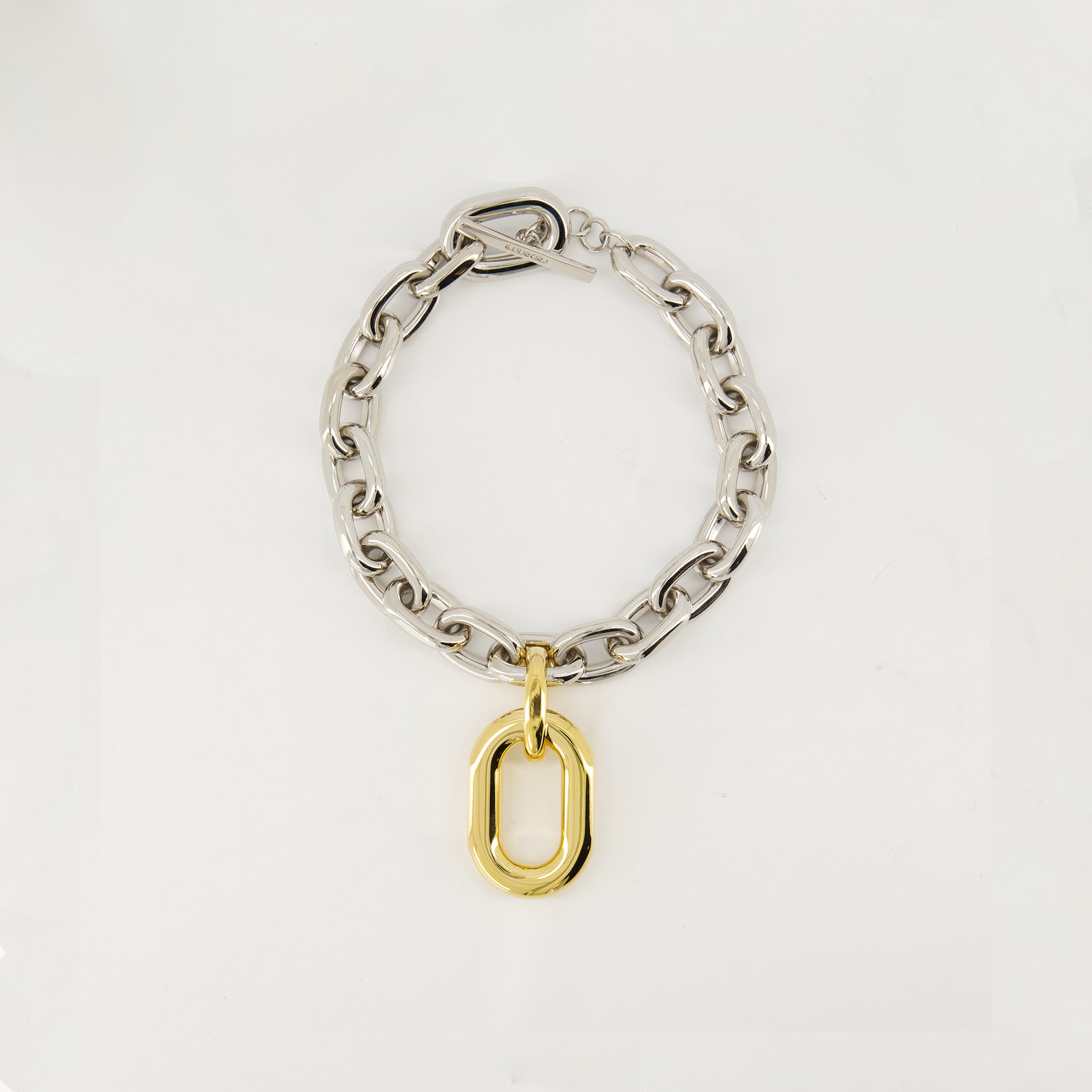 gold necklace, silver necklace, XL Link Necklace, Rabanne jewelry, statement jewelry