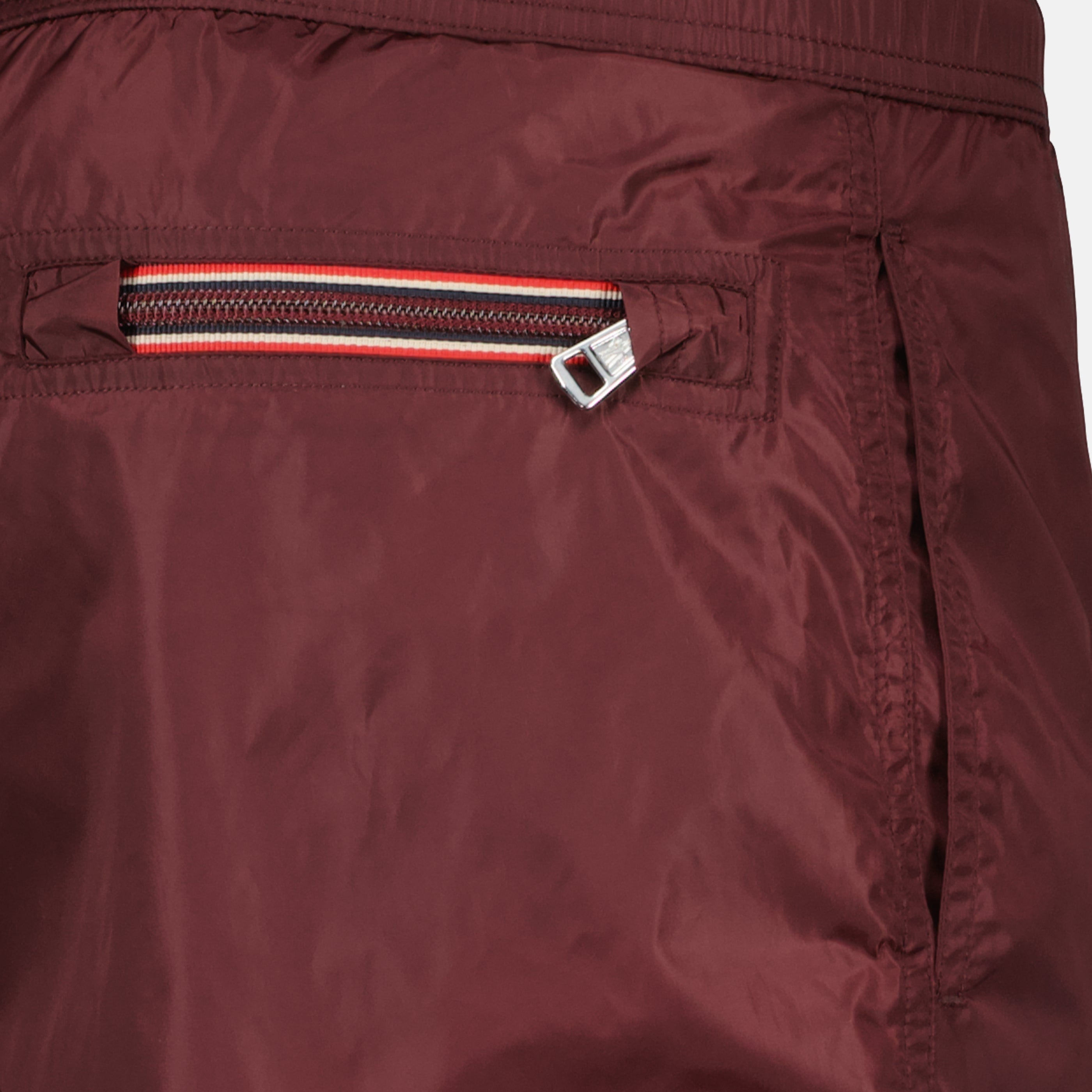 Bordeaux Nylon Swim Shorts