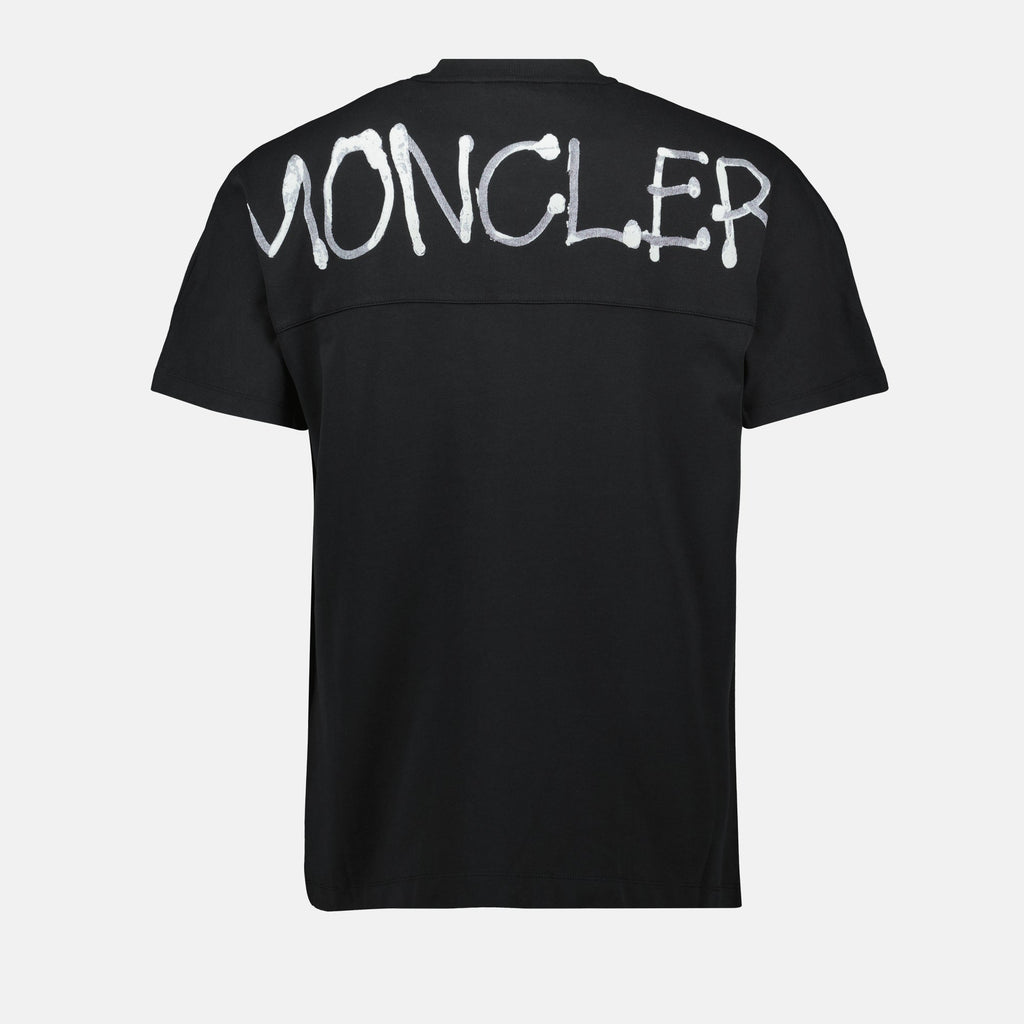 Image du T-shirt Graffiti par Moncler pour Homme - Saison Printemps-Été 2025 - Détail Vue 2