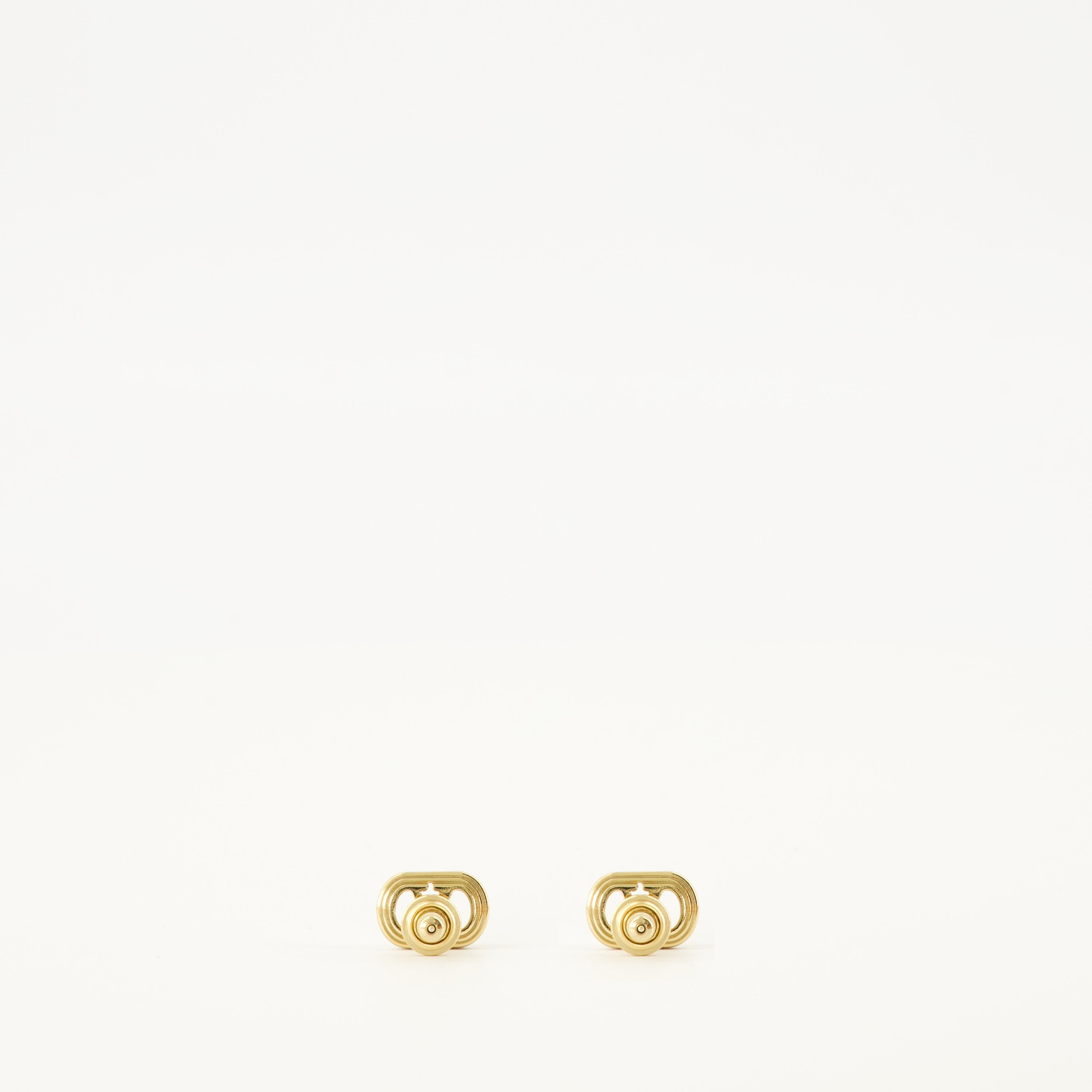 Valentino Garavani earrings, gold earrings, brass jewelry, VLogo accessories, chic earrings