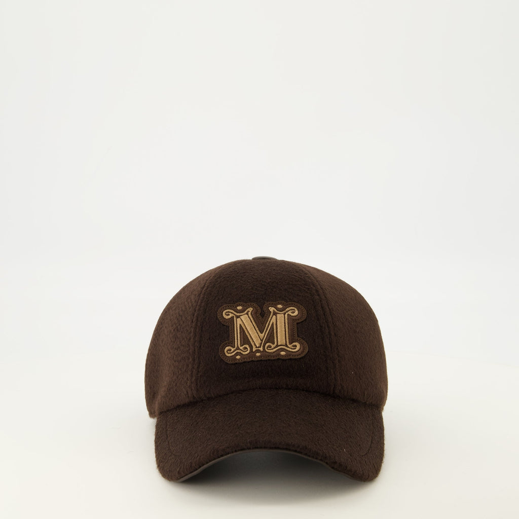 Gorra de cachemira marrón