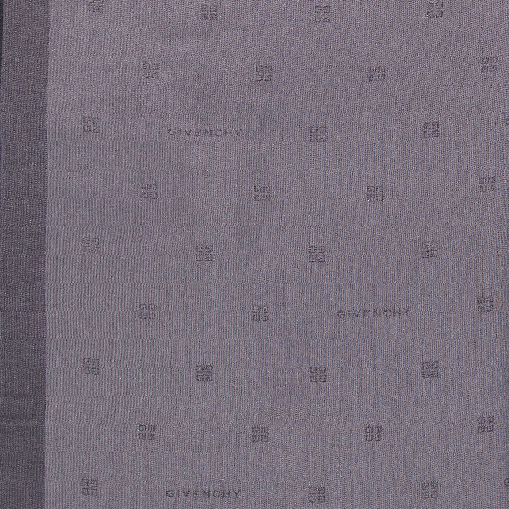 4G pattern, Givenchy scarf, cotton-silk blend, grey scarf, autumn-winter accessories