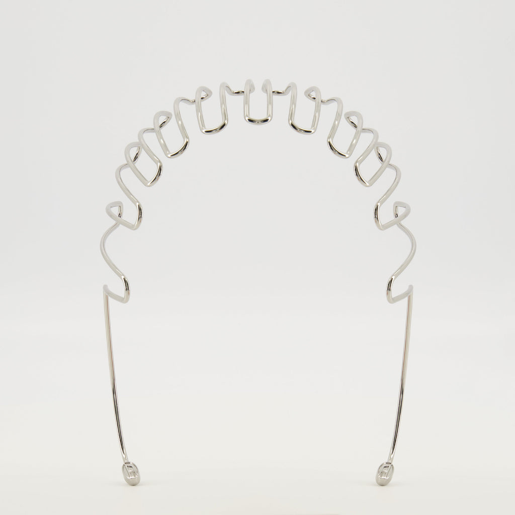 silver headband, Diesel accessories, metal hair accessory, Volt-D headband, elegant headbands