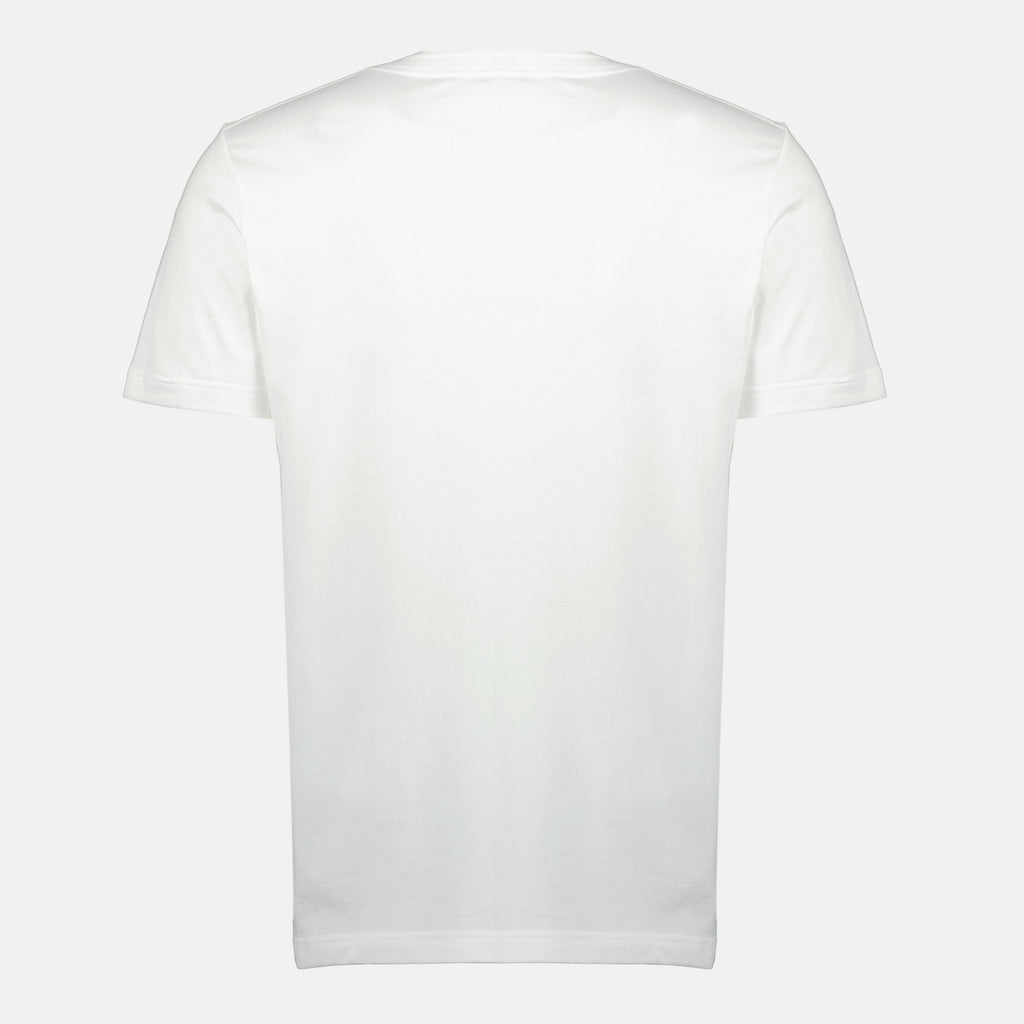 Dior T-shirt, white T-shirt, men's fashion, embroidered logo, cotton clothing