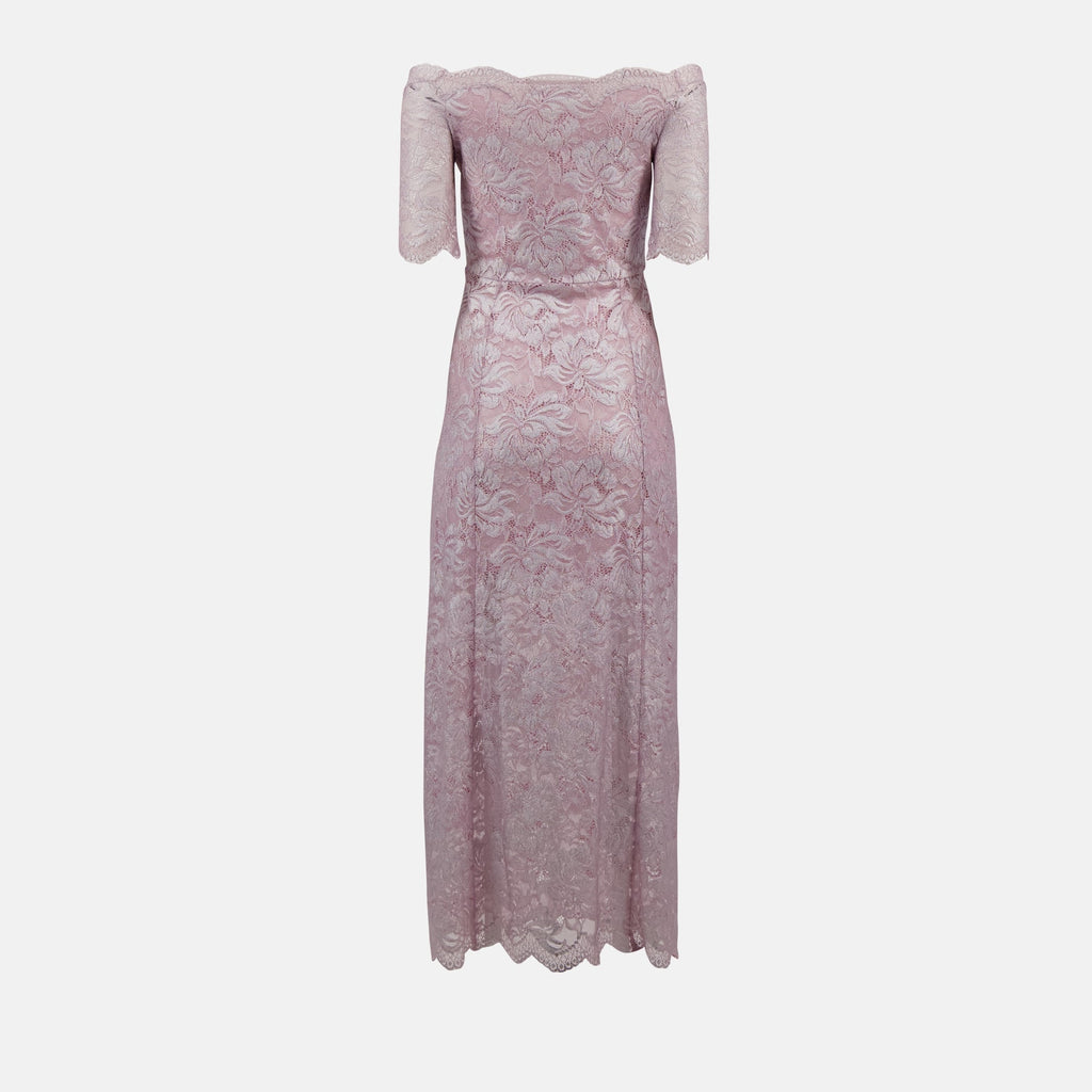 Image of Silver Lace Pink Dress by Rabanne for Women - Season Spring-Summer 2025 - Detail View 2