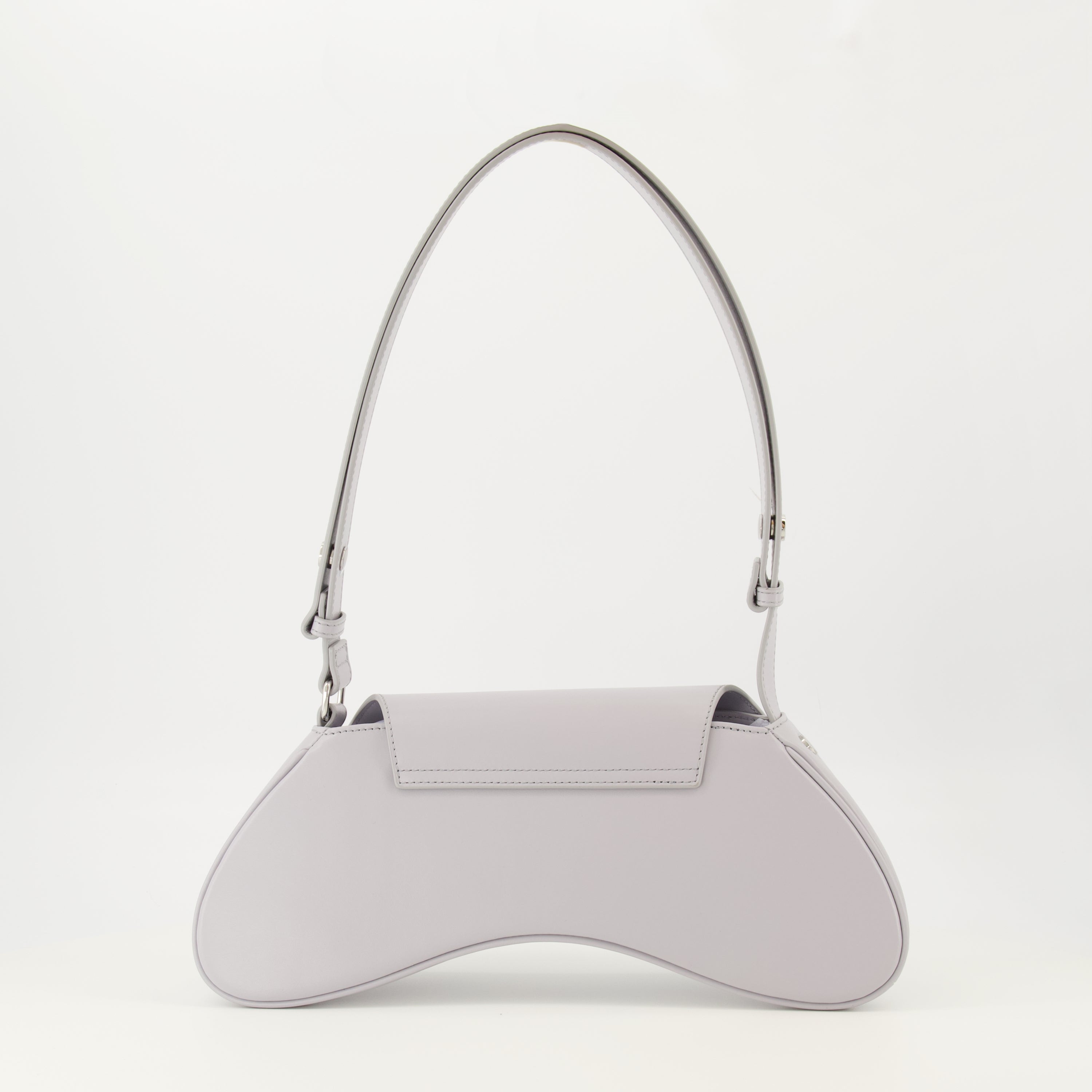 Diesel bag, Play bag, grey leather bag, magnetic flap bag, adjustable shoulder strap