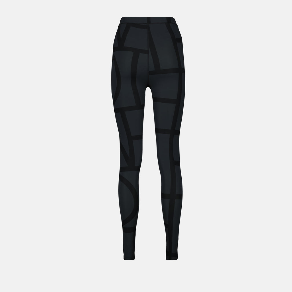 sport leggings, recycled nylon leggings, Totême leggings, monogram leggings, fall-winter collection