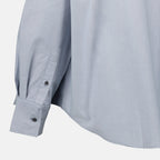 oversized shirt, AMI Paris, organic cotton clothing, unisex fashion, grey shirt