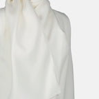 Image of Top Loe Blanc de Khaite - by Khaite for Women - Season Spring-Summer 2026 - Detail View 1