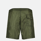 Kaki Nylon Bade Shorts