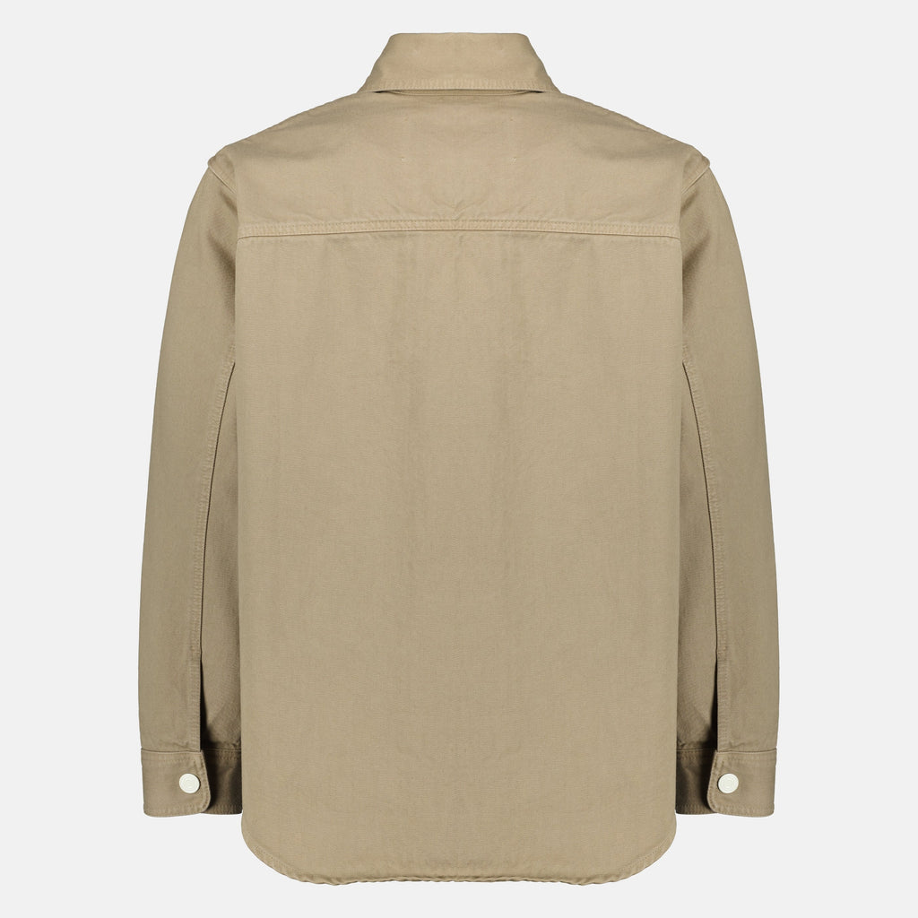 Beige Cotton Overshirt