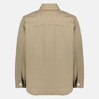 Beige Baumwoll-Übershirt