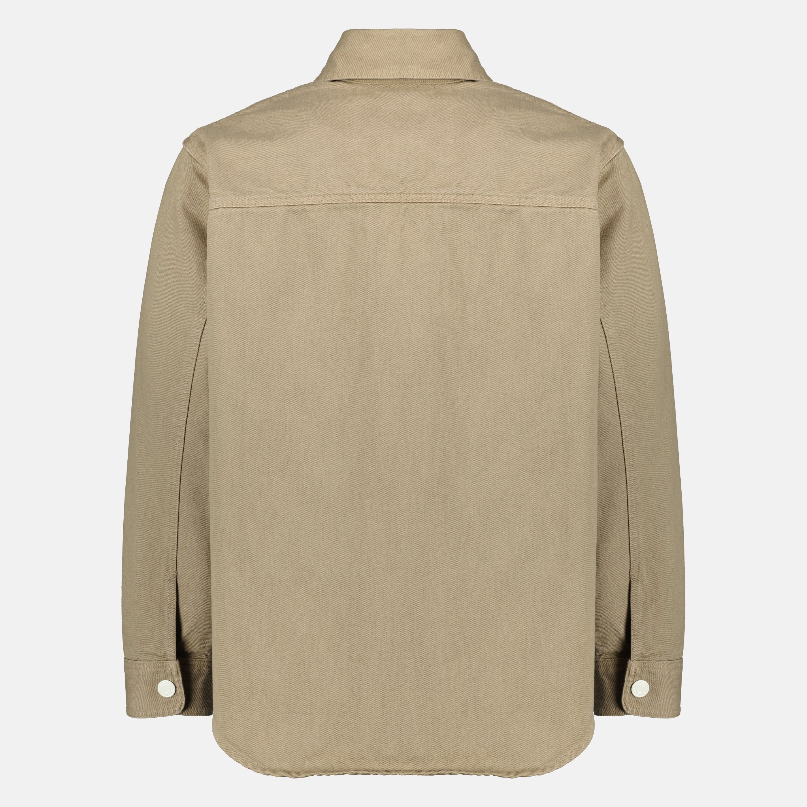 Beige Cotton Overshirt