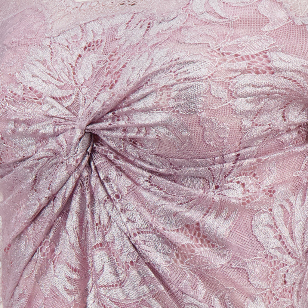 Image of Silver Lace Pink Dress by Rabanne for Women - Season Spring-Summer 2025 - Detail View 5