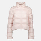 Image of Petra Pink Puffer Jacket by Moncler for Women - Season Autumn-Winter 2025 - Front View