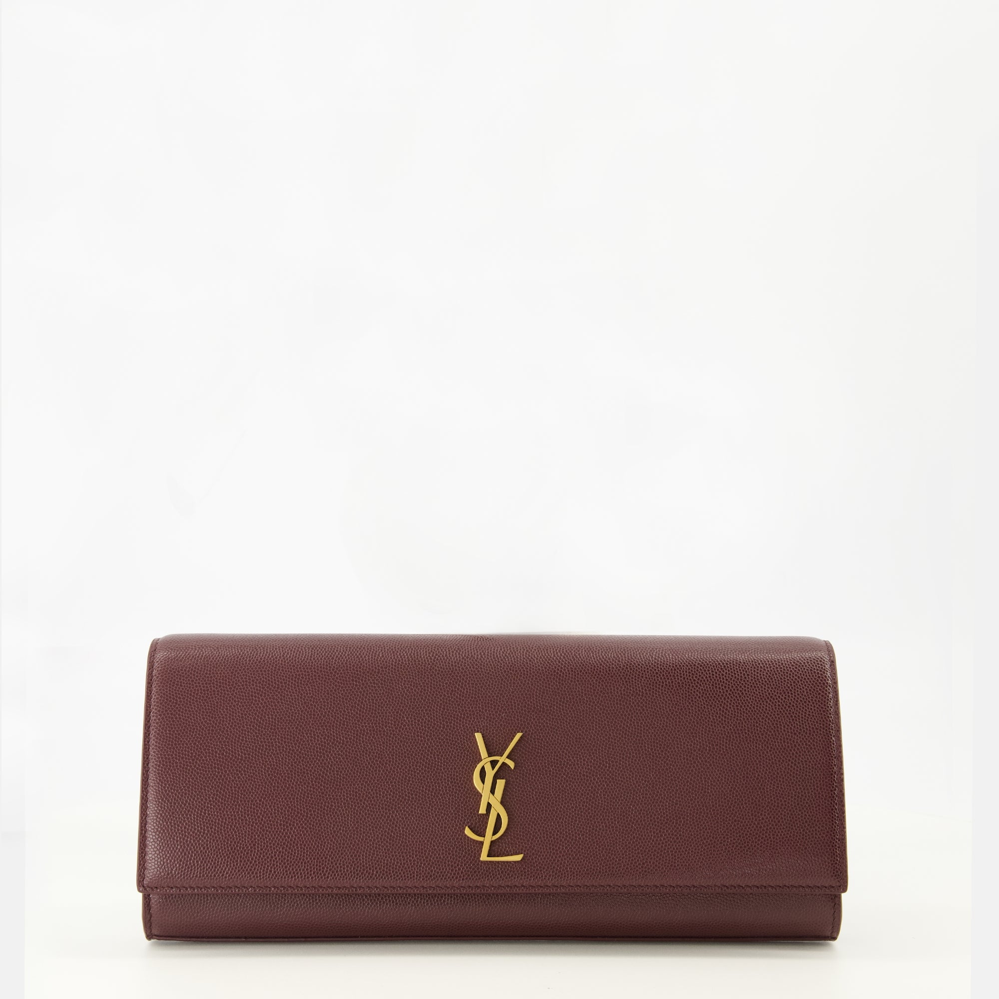 Bilde av Kate Clutch Bordeaux fra Saint Laurent for kvinner - Sesong Vår-Sommer 2026 - Foran visning