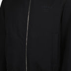 Reversible bomber jacket, leopard print jacket, men's casual outerwear, double-zip jacket, versatile men's fashion