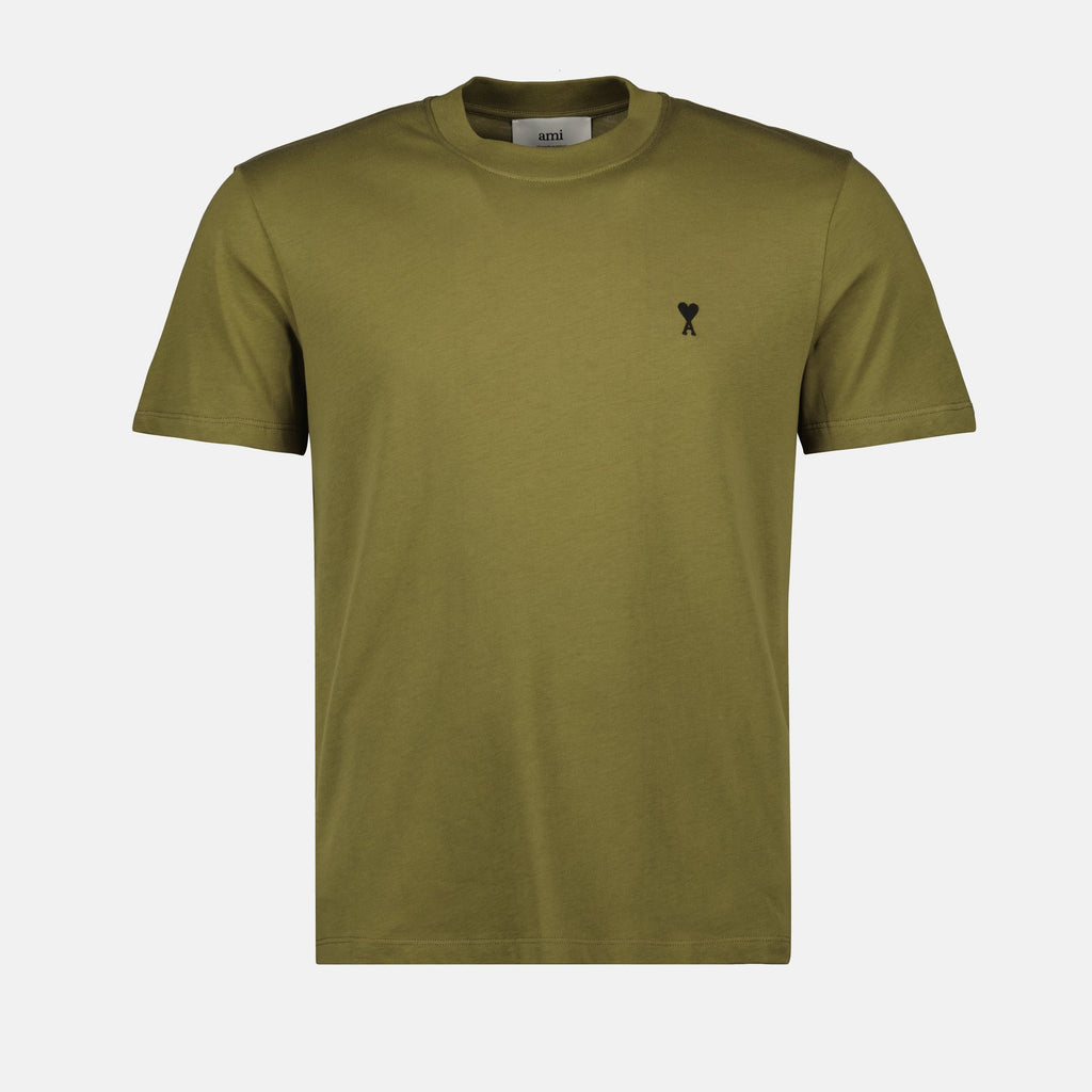 アミ・パリのメンズのためのアミ・デ・クールTシャツの画像 - 秋冬2025シーズン - 前面ビュー