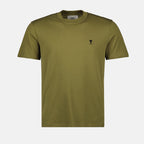 Image of Ami de coeur T-shirt by Ami PARIS for Men - Season Autumn-Winter 2025 - Front View