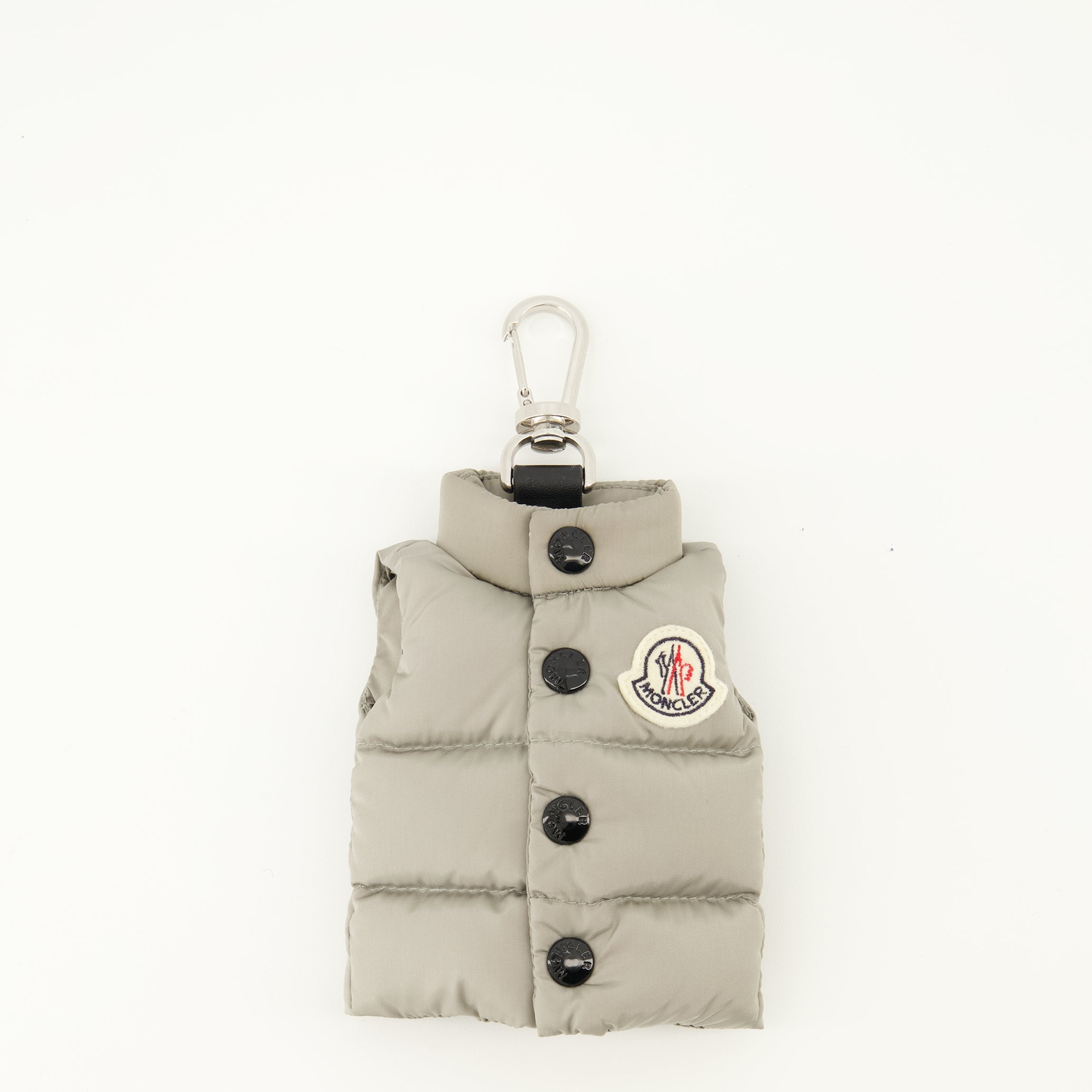 Image of Keychain Gilet Gris by Moncler for Men - Season Spring-Summer 2026 - Front View