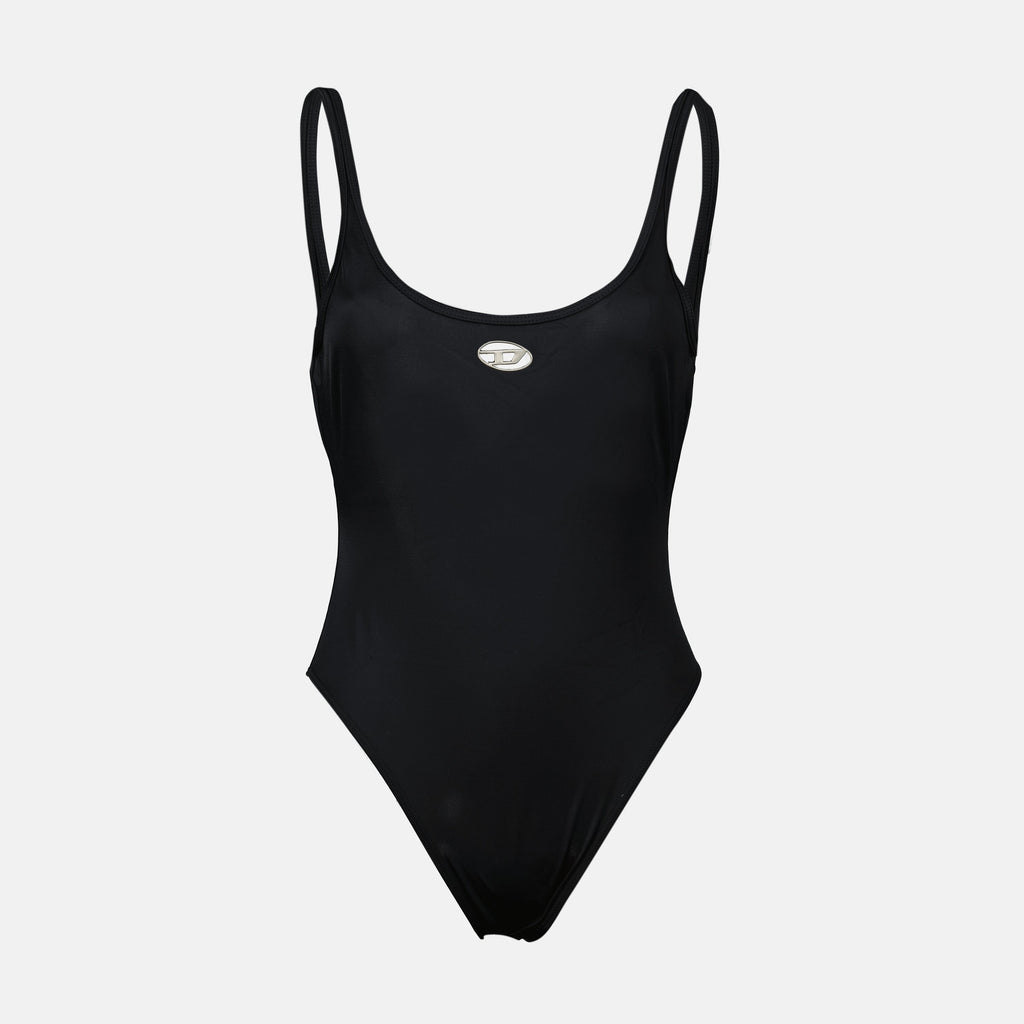 swimsuit, Diesel, black swimwear, eco-friendly swimwear, ripstop stretch fabric